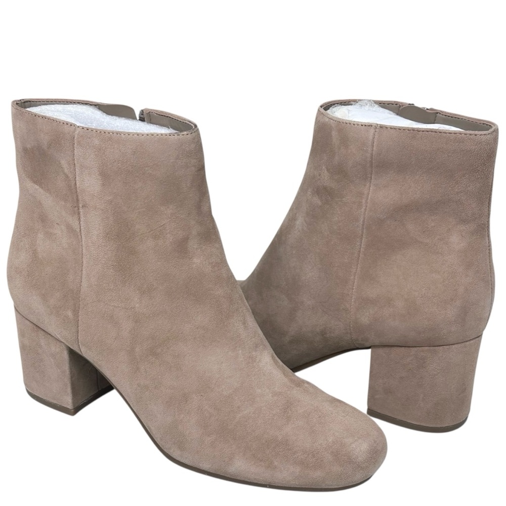 New Marc Fisher Tan Suede Leather Ankle Boot Bootie 8